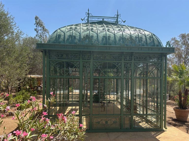 Victorian Style Steel And Glass Greenhouse For Sale